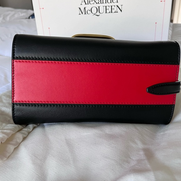 Alexander McQueen Small Double Flap Leather Shoulder Bag - Picture 12 of 16